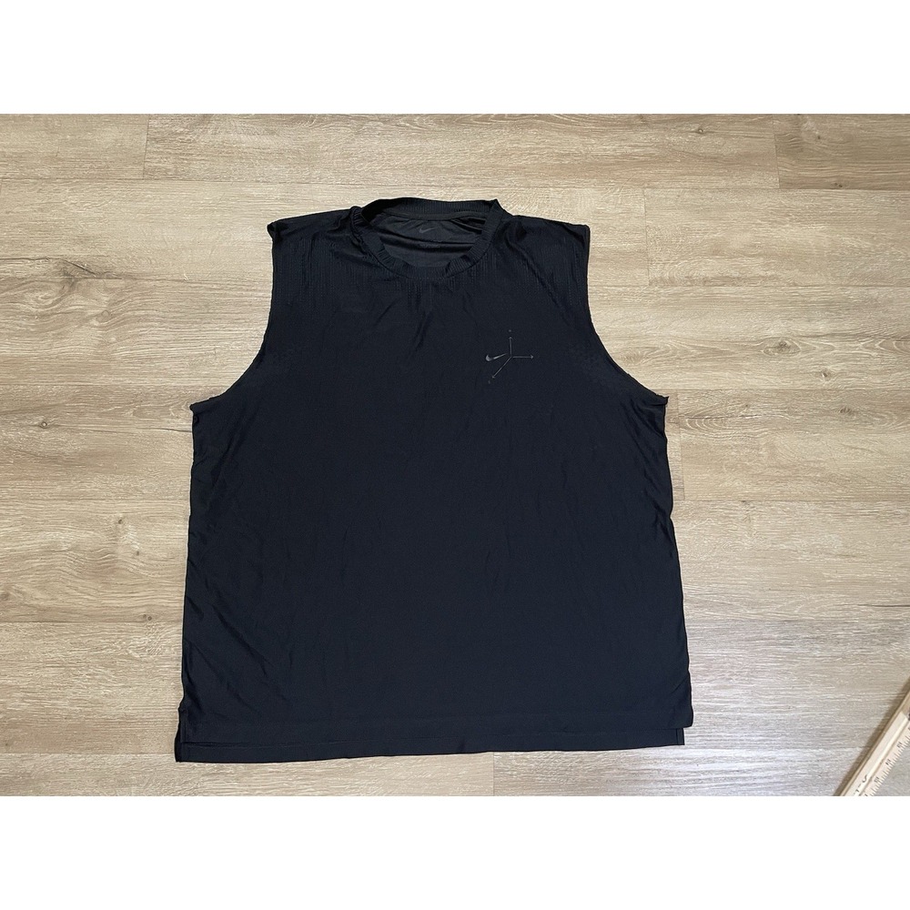 Nike Dri Fit ADV Mens Sz XL Black Cutoff Sleeveless Shirt Performance System
